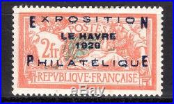 120717. N°257a. Le Havre. Centrage Exceptionnel. Certificat Calves