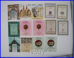 14 Carnets de Timbres Croix Rouge