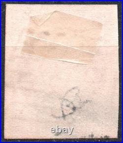 1849 CERES N° 6a CARMIN FONCE OB. GRILLE TTB COTE 1250