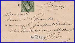 1852 15c N°2 Sur Lettre Ttb Signe Calves