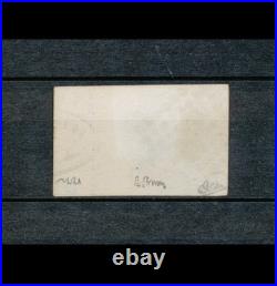 1854 France Napoléon III N°14Aai 20c bleu foncé filet d'encadrement Sup. F1084