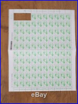 197 timbres lettre verte 50g validité permanente