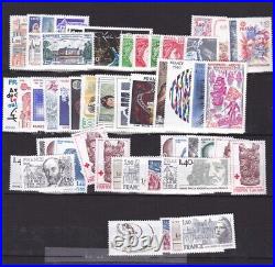 # 1 timbres France neufs années complètes 1980 A 1989