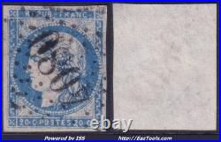 20c Bordeaux Type 1 R1 TB (Y&T N° 44A, cote 900)