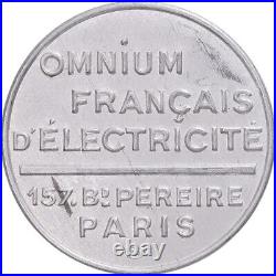 #345354 Monnaie, France, Omnium français d'électricité, 10 Centimes, Timbre-Mo
