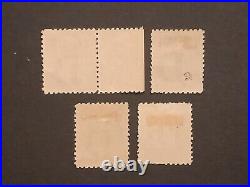 4 timbres France colis postaux surcharge D 1938 yt 160 à 163 neufs XX /X