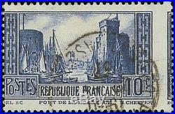 À VOS OFFRES! 25 FRANCE La Rochelle timbre 261 variété piquage à cheval O TB