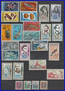 Afars et Issas colonie Française important lot de timbres neuf cote + 870E