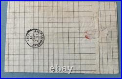 Affranchissement Mixte Tricolore Septembre 1871 YT 25 + 27B + 37 s/ Lettre TOURS