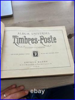 Album Arthur Maury 6e Édition Timbres XIXe Monde France Colonies États Anciens