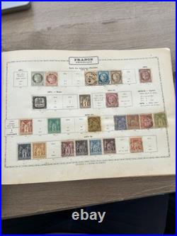 Album Arthur Maury 6e Édition Timbres XIXe Monde France Colonies États Anciens