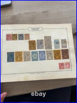 Album Arthur Maury 6e Édition Timbres XIXe Monde France Colonies États Anciens