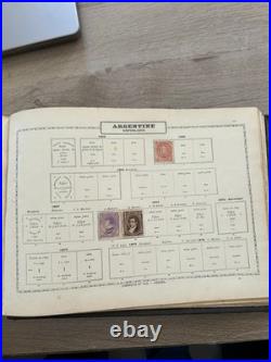 Album Arthur Maury 6e Édition Timbres XIXe Monde France Colonies États Anciens
