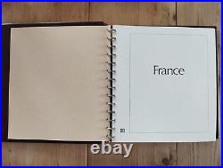 Album France Safe marron foncé 1985 à 1993 complet Pages n°82 à 130 bon état