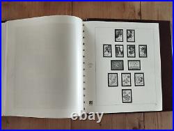 Album France Safe marron foncé 1985 à 1993 complet Pages n°82 à 130 bon état