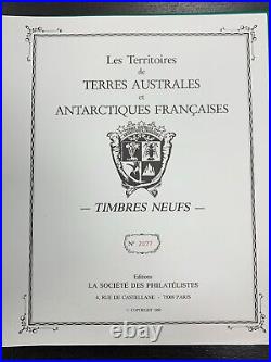 Album Timbres TAAF NEUFS Cote 1985 euros