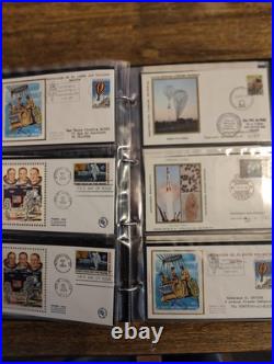 Album de 104 Enveloppes 1er jour aérospatiale, Aviation, Ballon, Aéronautique