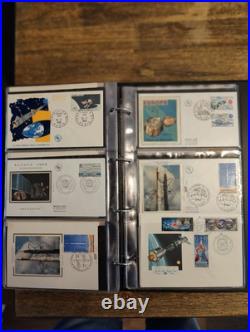 Album de 104 Enveloppes 1er jour aérospatiale, Aviation, Ballon, Aéronautique