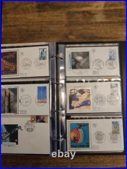 Album de 104 Enveloppes 1er jour aérospatiale, Aviation, Ballon, Aéronautique