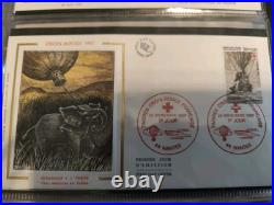 Album de 104 Enveloppes 1er jour aérospatiale, Aviation, Ballon, Aéronautique