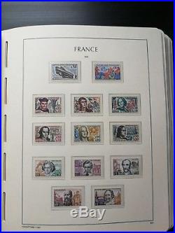 Album leuchtturm france avec timbres neuf 1960/1980 complet
