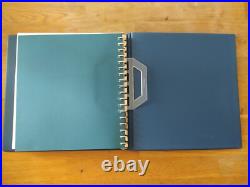 Album timbre Lindner bleu sans étui pour carnet Année 1986-2005 Bon état complet