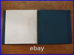 Album timbre Lindner bleu sans étui pour carnet Année 1986-2005 Bon état complet