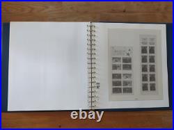 Album timbre Lindner bleu sans étui pour carnet Année 1986-2005 Bon état complet