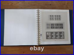 Album timbre Lindner bleu sans étui pour carnet Année 1986-2005 Bon état complet