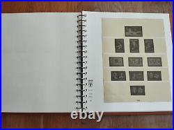 Album timbre Lindner marron avec étui Année 1960 à 1971 Bon état et complet