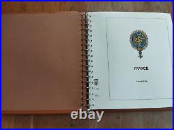 Album timbre Lindner marron avec étui Année 1998 à 2002 Bon état et complet