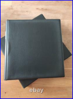 Album timbre Lindner noir avec étui Années 1984 à 1991 Bon état complet