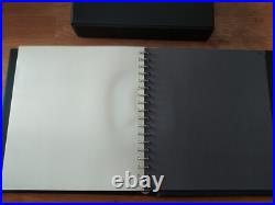 Album timbre Lindner noir avec étui Années 1984 à 1991 Bon état complet