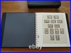 Album timbre Lindner noir avec étui Années 1991 à 1997 Bon état complet
