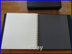 Album timbre Lindner noir avec étui Années 1991 à 1997 Bon état complet