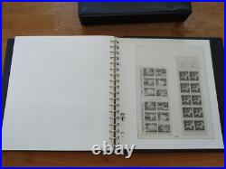 Album timbre Lindner noir avec étui Années 1991 à 1997 Bon état complet