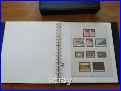 Album timbre Lindner noir avec étui Années 1991 à 1997 Bon état complet