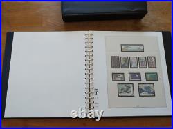 Album timbre Lindner noir avec étui Années 1991 à 1997 Bon état complet