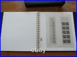 Album timbre Lindner noir avec étui Années 1991 à 1997 Bon état complet