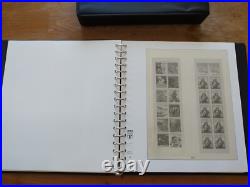 Album timbre Lindner noir avec étui Années 1991 à 1997 Bon état complet