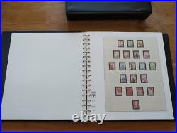 Album timbre Lindner noir avec étui Années 1991 à 1997 Bon état complet