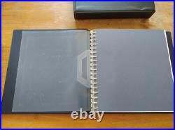 Album timbre Lindner noir avec étui Années 1991 à 1997 Bon état complet