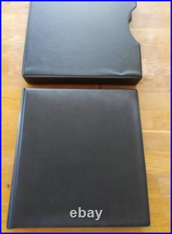 Album timbre Lindner noir avec étui Années 1991 à 1997 Bon état complet