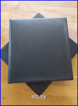 Album timbre Lindner noir avec étui Années 1991 à 1997 Bon état complet