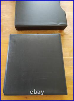 Album timbre Lindner noir avec étui Années 1991 à 1997 Bon état complet