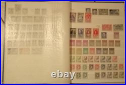 Album timbres bleu pages blanches + timbres neufs/ de 1900 à 1956