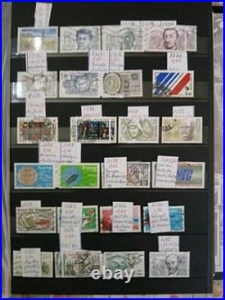 Album timbres france De 1984 A 1992 En Oblitérés
