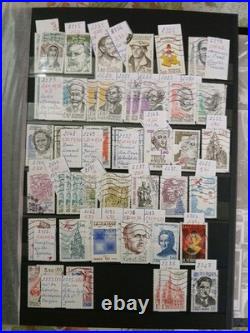 Album timbres france De 1984 A 1992 En Oblitérés