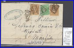 Algérie Lettre Constantine Affranchissement composé 09/71