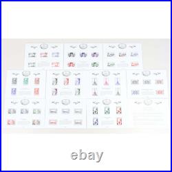 Année Complète Trésors De La Philatélie 2016 10 Blocs Avec Env D'origine